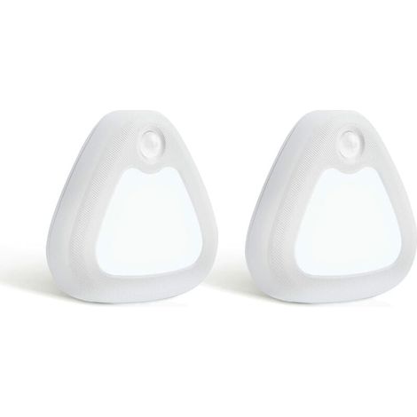 Veilleuse Enfant [Lot de 2] Eclairage LED Détecteur de Mouvement Avec Base Magnétique (Alimenté par batterie) Chambre d’Enfant/Toilette/Entrée/Escalier/Couloir/Passage (Lumière Blanche Froide)，pour l' (1/5)