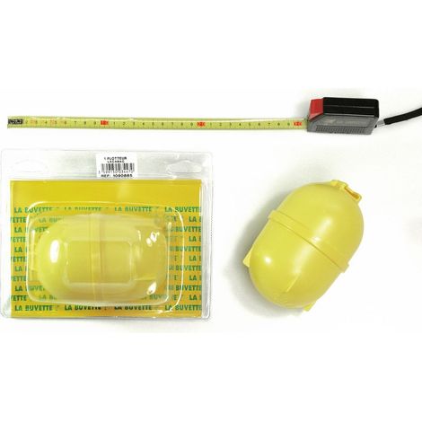 Flotteur plastique LACABAC jaune (1/2)