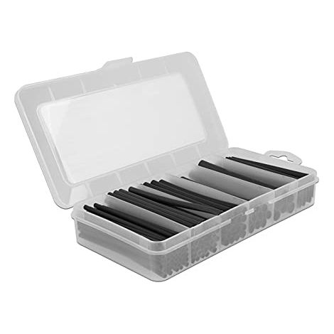 DELOCK BOÎTE D'ASSORTIMENT DE GAINES THERMORÉTRACTABLES À DOUBLE PAROI AVEC COLLE INTÉRIEURE