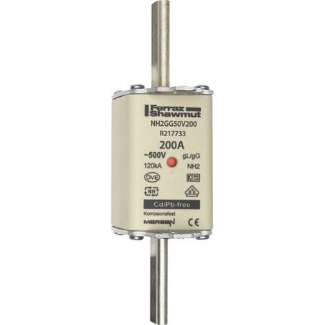Mersen NH-Sicherungseinsatz SF Gr.2 gG 200A/500V KM NH2GG50V200