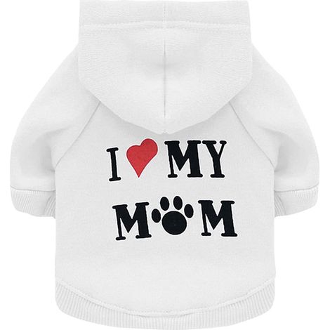 Sweatshirt À Capuche Pour Chien Et Chat - Pull Chaud Et Confortable - Disponible En Tailles XS À L (1/3)