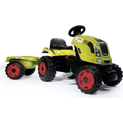 SMOBY CLASS Tracteur a pédales Farmer XL + Remorque - Vert (1/5)