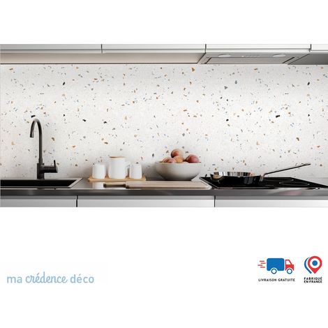 Crédence : Terrazzo coloré di Bioggio - Alu composite - 60 - 120 (1/3)