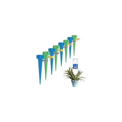 24 Tropfbewässerungsflaschen, automatische Pflanzenbewässerungsflaschen mit Ventilen für Garten, Haus, Innen- und Außenbereich, Blumentöpfe, H26 - Crezuo
