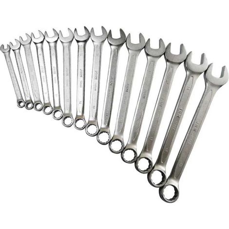 Chiavi jbm combination wrench set 14 pezzi CrV antiruggine