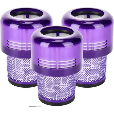 Filtro per Dyson V11, 3 filtri per aspirapolvere Dyson V11 Absolute Extra Pro Animal Torque Drive V15 Detect-Crezuo