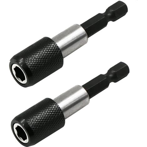 Porte-Embouts Magnétique,Hex Tige Porte Embout de Tournevis,Embouts de Tournevis à Douille(2 Pièces,60 mm) (1/5)
