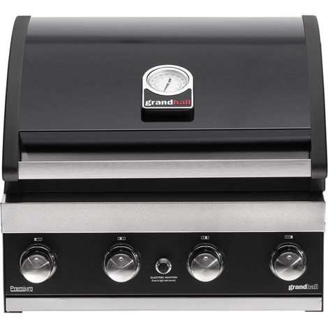 Grandhall Premium G4 Einbau Gasgrill Edelstahl 4 Brenner 14 kW Grill Einbaugrill (1/6)