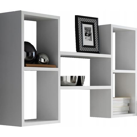 LIBRERIA A PARETE POLO SHELF BIANCO (1/4)