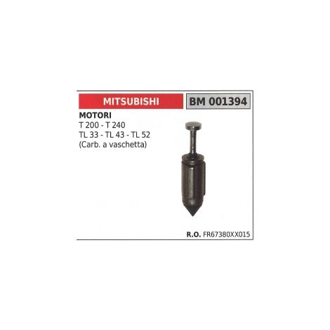 Spillo carburatore a vaschetta MITSUBISHI T200 T240 decespugliatore FR67380XX015