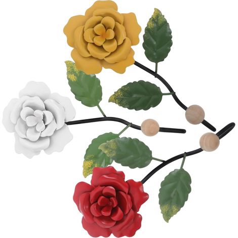 Decorative 3-Piece Iron Wall Hook, Hanging Wall Mount (1/5)