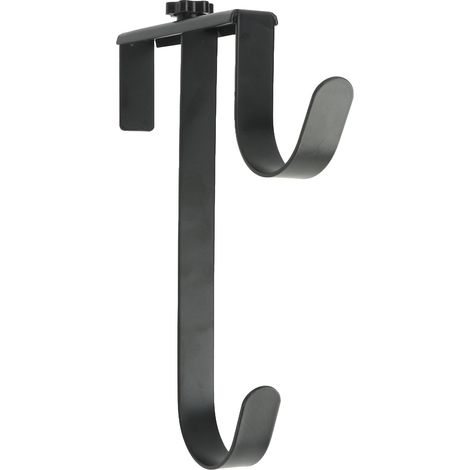 Lot de 2 supports de poteau de piscine réglables en métal et fer, crochets pour poteaux de piscine et clôtures. Accessoires pour piscine. (1/5)