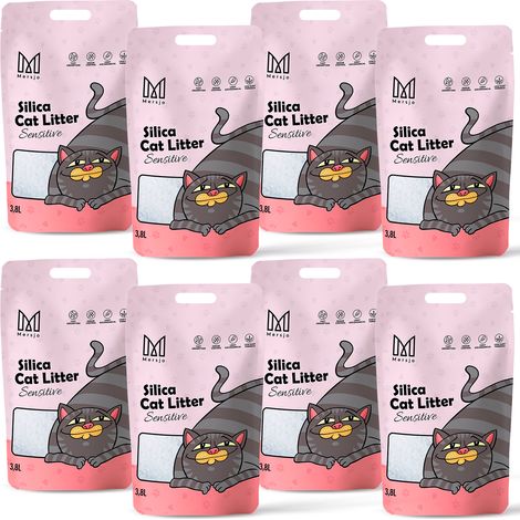 Arena para gatos de silicona Mersjo Sensitive 8x3,8L