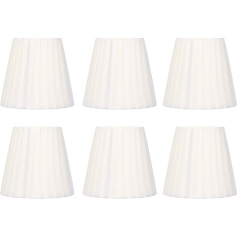 6 pièces d'abat-jour en tissu pour lustre mural moderne et simple, articles ménagers (1/4)