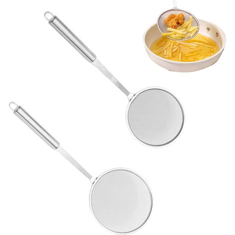 Cuillère Écumoire Fine Long Manche Lot De 2 Pièces (1/5)
