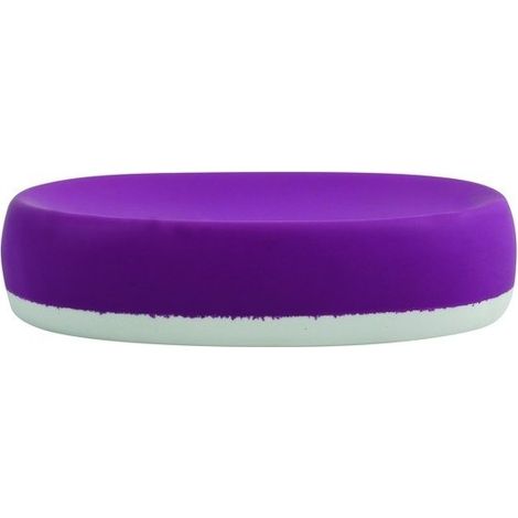 Porte Savon céramique CAGLIARI Violet MSV