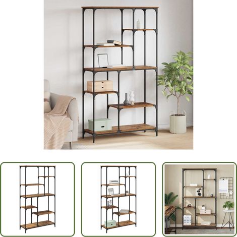 Bücherregal Altholz - Bücherregal Altholz 99 x 35,5 x 176 cm Holzwerkstoff (1/5)