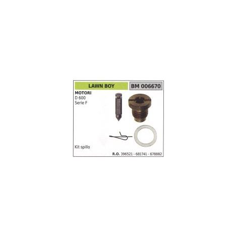 Kit aguja carburador LAWN BOY D600 F serie cortacésped 396521 - 681741