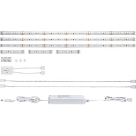 LED Stripe Küchenleuchte Touchdimmer Band selbstklebend Ambientelicht, 13W 310lm warmweiß, L 180 cm Paulmann (1/2)