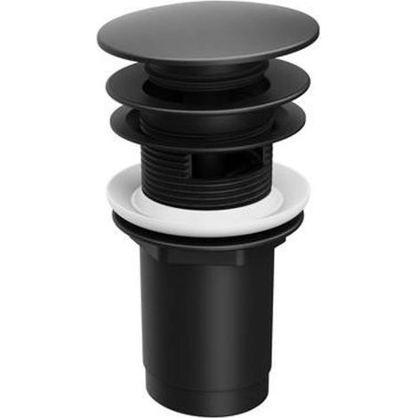 Ravak - Verschließbarer Ablauf, ClickClack, schwarz matt X01748 (1/2)