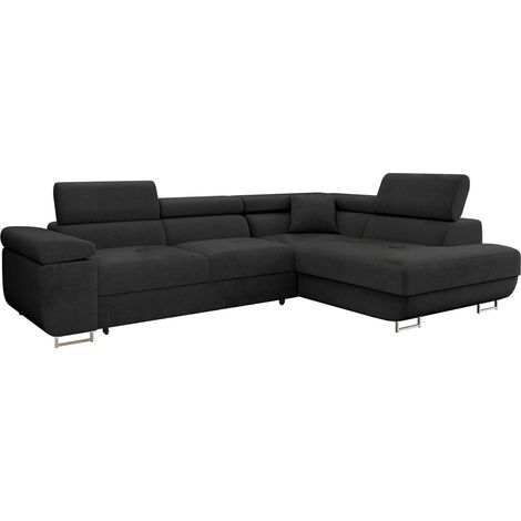 Sofá rinconero Comfivo Vinetum, Polo 897, Función de descanso, Almacenaje, 274x203x70cm, 0