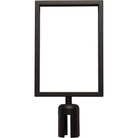 Tableau d'affichage A4, vertical, avec sangle, noir, A4 vertical