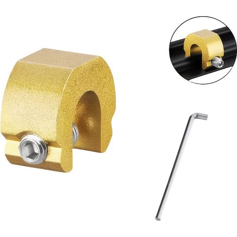 Lot de 3 verrous de fenêtre, verrou pour fenêtre du sol au plafond, verrou pour porte coulissante, verrou de sécurité, limiteur antivol, couleur dorée (1/5)