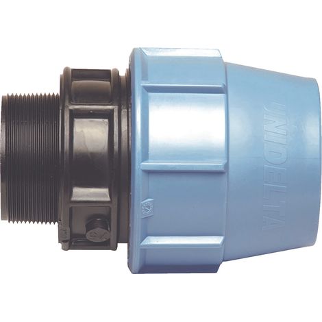 Raccord plastique droit pour tube PE Ø20 mm - Mâle 1/2