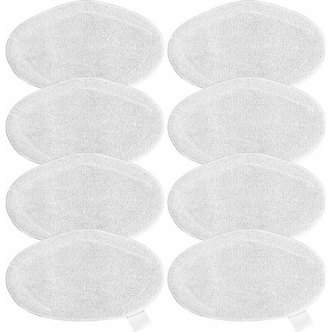 8 wet wipes for Polti Vanetto SV440 replacement mop, washable replacement mop, absorbent fiber for quick stain removal (1/5)