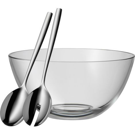 WMF Ensemble Taverno Salatschüssel Glas Transparent 23,5 cm (1/4)