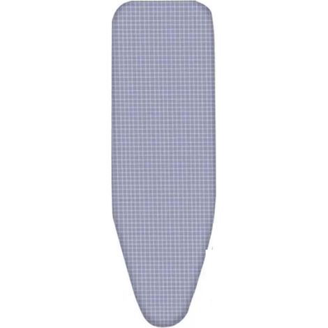Copriasse da stiro e tappetino, copriasse da stiro di ricambio, copriasse da stiro resistente al calore con bordi elasticizzati (110x33 cm) - rete blu (1/3)