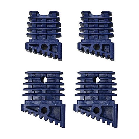 FACAL Kit Piedini Blu Antisdrucciolo per Scale ALFA 42x20 e 35x20 mm