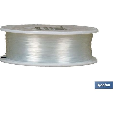 Filo da pesca in blister filo 0,9 mm 100 metri bianco