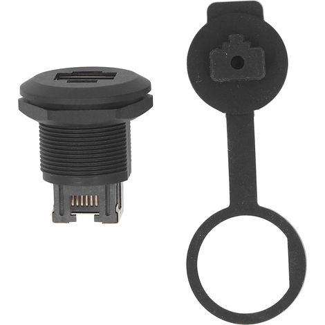 Coupleur à montage sur panneau étanche EP-RJ45 Ethernet LAN, connecteur de passage pour l'industrie