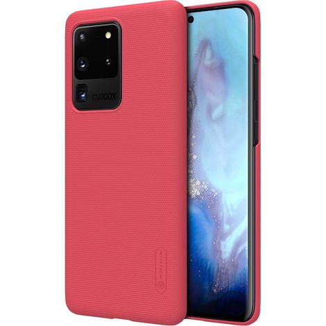 Nillkin Super Frosted Shield - Samsung Galaxy S20 Ultra Hülle (Leuchtend Rot) (1/5)