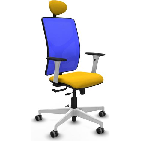 Bürostuhl piqueras y crespo Motilla blau gelb ergonomisch (1/2)