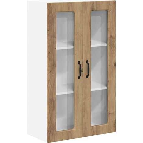 Meuble mural de cuisine,Armoire de cuisine Chêne artisanal 60 x 31 x 100 cm CFW59385 (1/5)