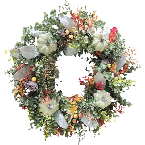 Guirlande Décorative - 40 x 40 cm - Pour Intérieur Extérieur Mariage Printemps Décoration Murale Cheminée Porte - 1 Pièce (1/5)