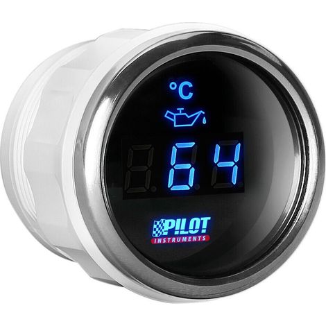 Black Digital Gauge Series, Temperatura Olio - Ø 2” (52 mm)