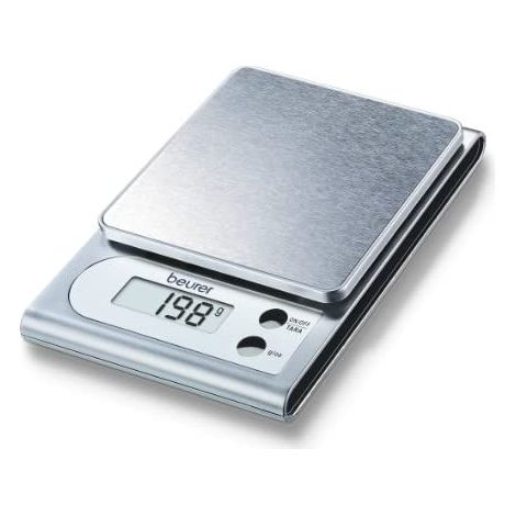 BEURER Balanza de Cocina KS 22 Digital, capacidad 3kg plata (1/5)