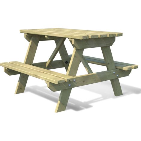 Table piquenique enfant bois traité AUREA (1/5)