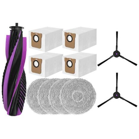 LAN 11 accessoires de rechange pour aspirateur robot JONR P20 PRO : brosse latérale, chiffon de nettoyage et sacs à poussière pour le nettoyage ménager. (1/5)