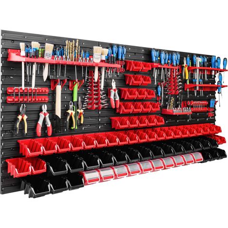 Pannello portautensili 172x78 cm, scaffale per officina/garage (1/5)