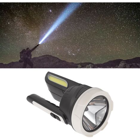 Lampe torche portable LED pour le camping, projecteur COB haute intensité, lampe torche LED rechargeable longue portée (1/5)