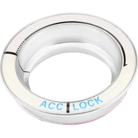 Anello interruttore di accensione luminoso per auto, cerchio, rivestimento del foro della chiave, per Ford Focus 2005-2018, argento (1/5)