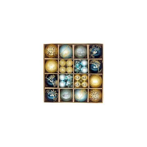 Decoraciones navideñas, juego de adornos para el árbol de Navidad, bolas decorativas irrompibles para colgar en el árbol de Navidad, adornos navideños a granel para la decoración de la mesa - Crezuo