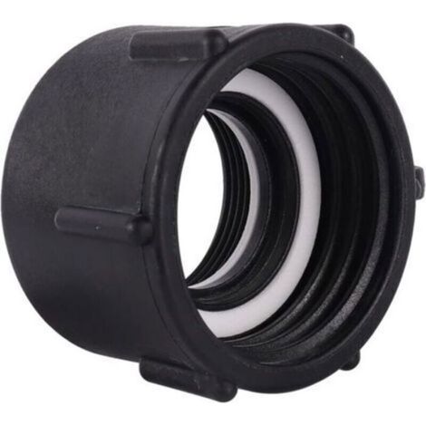 Adaptateur IBC 60 mm Filetage Grossier à 2",Adaptateur Robinet Tuyau Arrosage,Raccord Cuve 1000 litres,pour Vanne Cuve 1000l, Femeo (1/4)