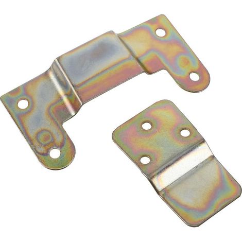 Goldene Wandhalterung aus Eisen für Ventilatoren, einfaches und platzsparendes Design für Wohnungen und Garagen. (1/5)