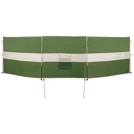 Brise-vent de camping vert 490x123 cm imperméable