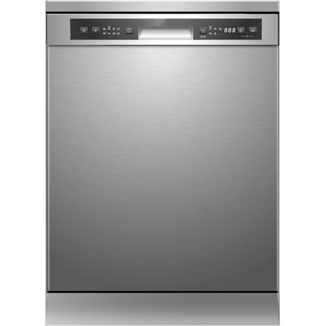 Wolkenstein Geschirrspüler WGSP14-6DS - freistehend, 60cm, silber, 14 Gedecke (1/5)